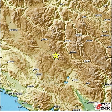 Novi Potres Zatresao Crnu Goru Osjetio Se I U Hrvatskoj I Bih Ba Je