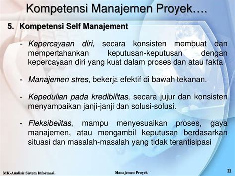 Ppt “ Manajemen Proyek Sistem Informasi ” Powerpoint Presentation Id 2581187