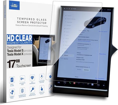 Amazon Innosure Tempered Glass Screen Protector For Tesla Model S