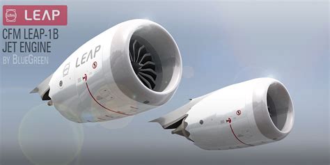 Cfm Leap B Jet Engine D Model Ds Dwg Dxf Fbx Max Obj