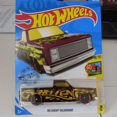 Hot Wheels Chevy Silverado Shopee Brasil