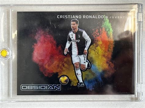 Panini Obsidian Juventus Cristiano Ronaldo Color Blast Case Hit