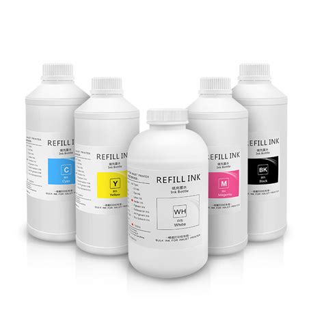 Ocbestjet Refill Digital White Dtg Ink Printing Textile Ink For Epson