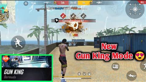 Free Fire New Gun King Mode Gameplay Free Fire Advance Server