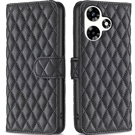Etui z klapką do Infinix Hot 30 Wallet BINFEN COLOR czarne sklep XGSM pl