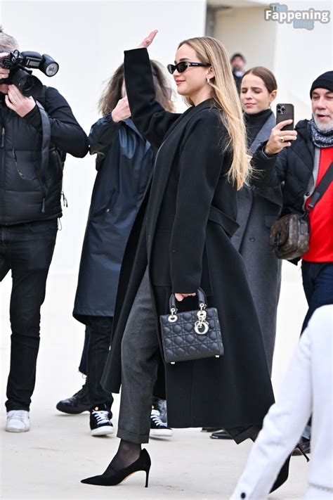 Jennifer Lawrence Showcases Her Sexy Tits At The Christian Dior Fashion Show 148 Photos