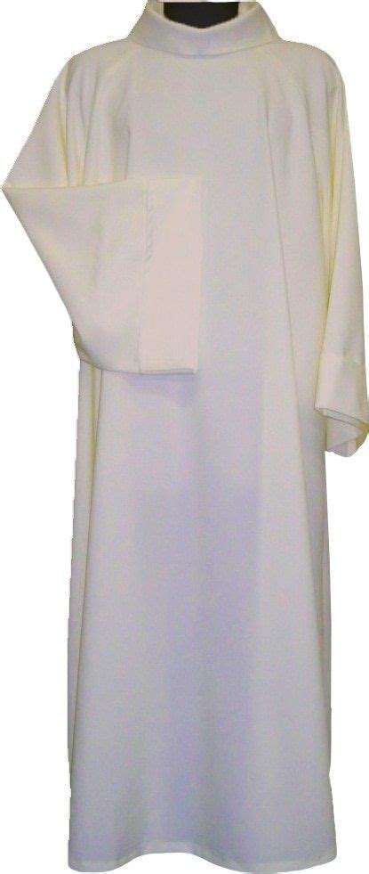 Alba lisa para sacerdote Alba para uso litúrgico Alba Ropa Color