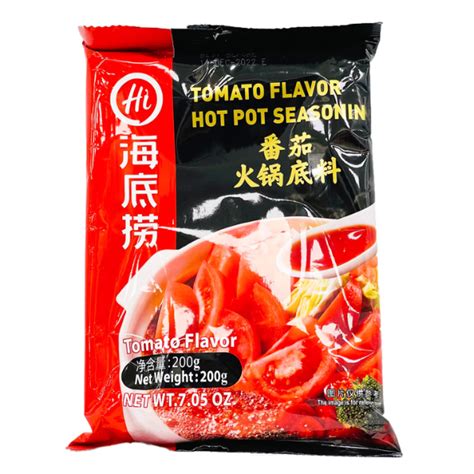 Haidilao Hot Pot Base Tomato Flavor 200g Five Continents International