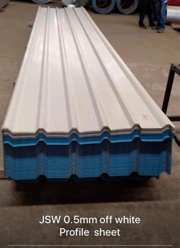 METAL JSW 0 5mm Color Coated Profile Sheets Thickness Of Sheet 0 5 Mm