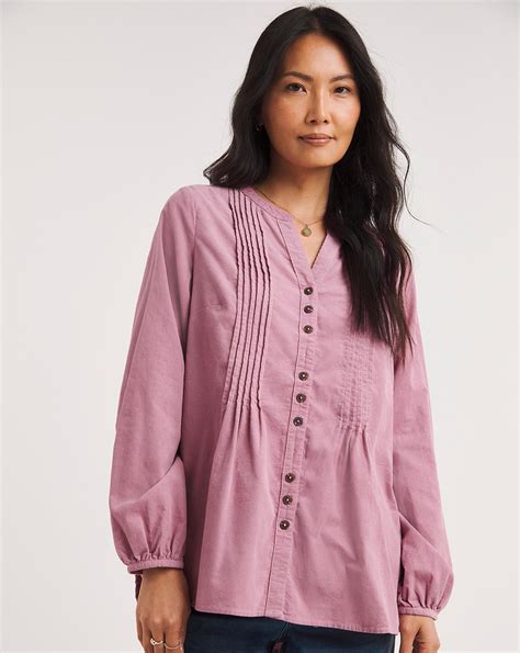 Julipa Cord Pintuck Blouse Ambrose Wilson