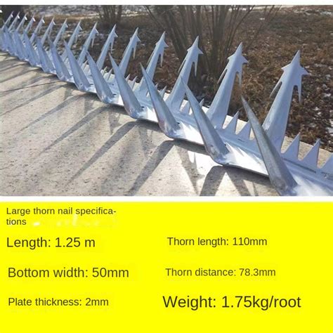 Wall Spike Wall Spikes Steel 125m Stainless Steel Anti Climb Spikes