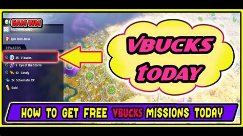 Fortnite Vbucks Missions Today 29 September Fortnite Save The World