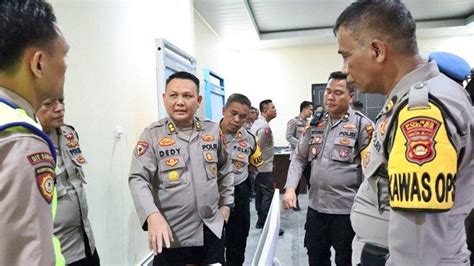 Polres Muara Enim Terima Tim Wasops Mantap Brata Polda Sumsel Sripoku