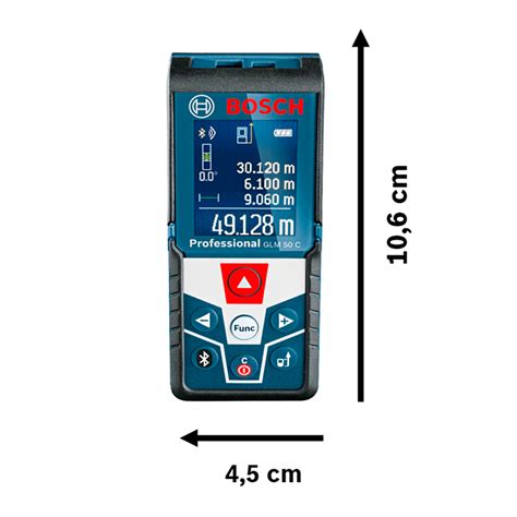 MEDIDOR DE DISTANCIA LASER BOSCH 50 METROS GLM 50 C 072 C Arco