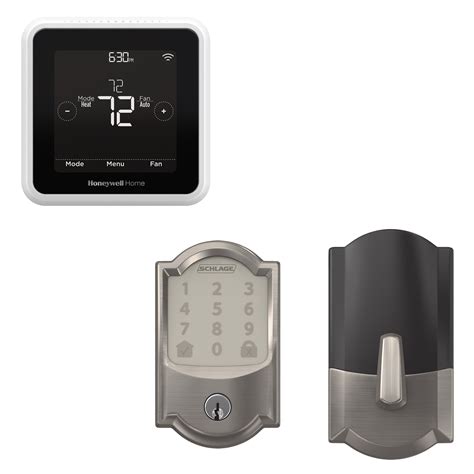 Shop Honeywell Home RTH8800WF T5 Smart Black White Thermostat With Wi