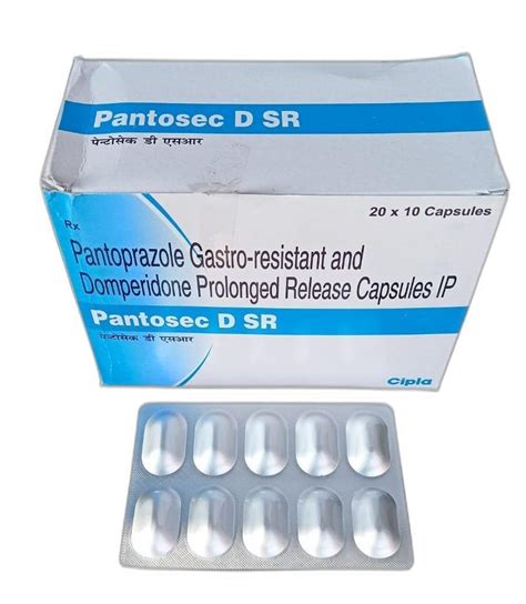 Pantoprazole Gastro Resistant Domperidone Prolonged Release Capsule IP