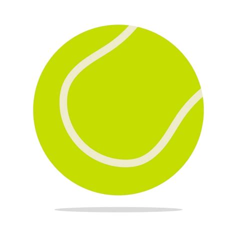 Free Vector Tennis Ball Flat Style