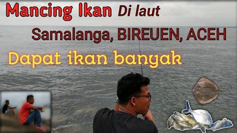 MANCING IKAN DI PANTE RHENG SAMALANGA BIREUEN ACEH DAPAT BANYAK IKANNYA