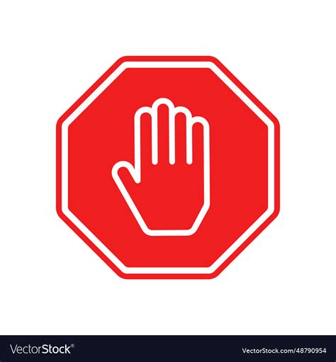 Stop Wait Go Sign Royalty Free Vector Image Vectorstock