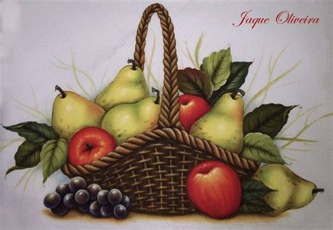 Pin By Carmen Vega On Canastas Pintadas Fruit Painting Fruit Art