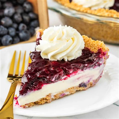 Blueberry Cheesecake Pie Recipe Soulfully Made