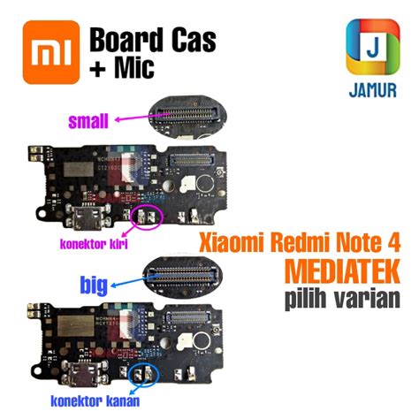 Jual KONEKTOR CAS XIAOMI REDMI NOTE 4 MEDIATEK BOARD CAS XIAOMI NOTE 4