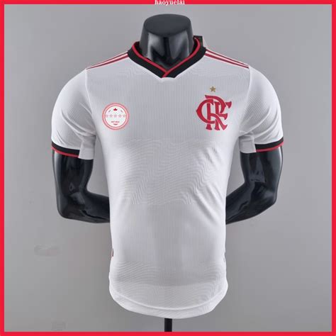 Camisa De Time Jogador Branca Ii Futebol Flmg Escorrega O Pre O