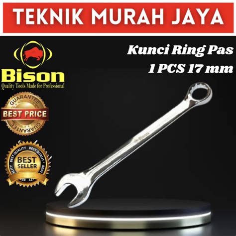 Bison Kunci Ring Pas Mm Mm Combination Wrench High Quality Crv