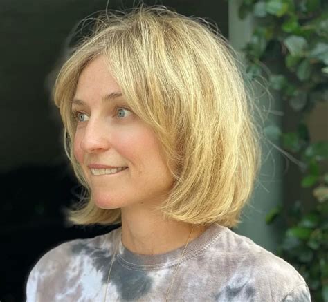 Flirty Blonde Curtain Bangs To Try This Year Hairstylecamp