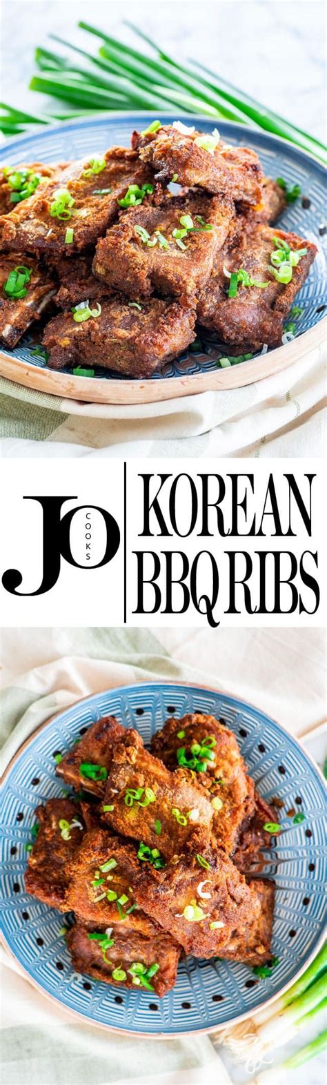 These Korean BBQ Ribs feature a traditional and authentic marinade for ...