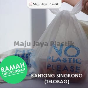 Jual New Telobag Plastik Ramah Lingkungan Plastik Singkong Plastik