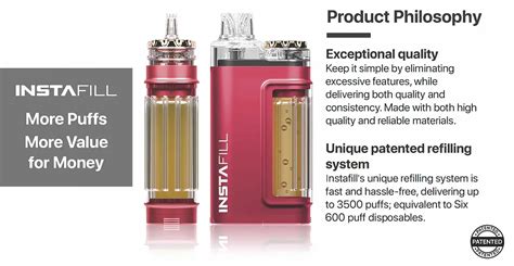 Instafill 3500 Disposable Vape Kit E Shop Ie