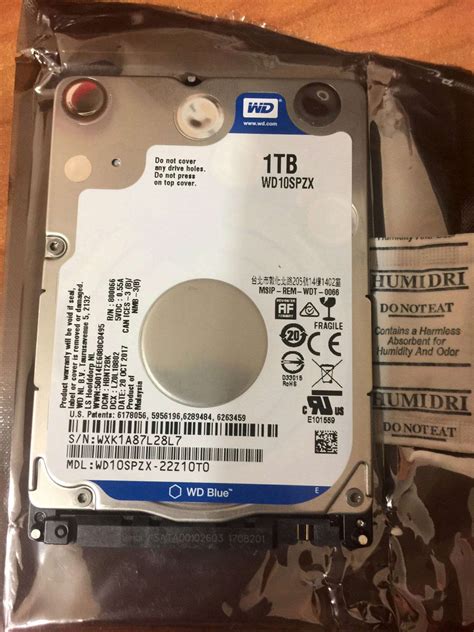 Жесткий диск 2 5 Western Digital WD Blue 1 ТБ SATA III 128 Mb 5400