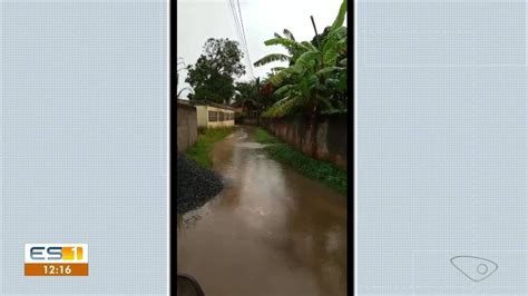 Chuva provoca transtornos e alagamentos na Grande Vitória Espírito