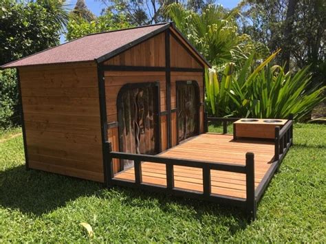 Dog House Somerzby Grand Kennel With Front Porch