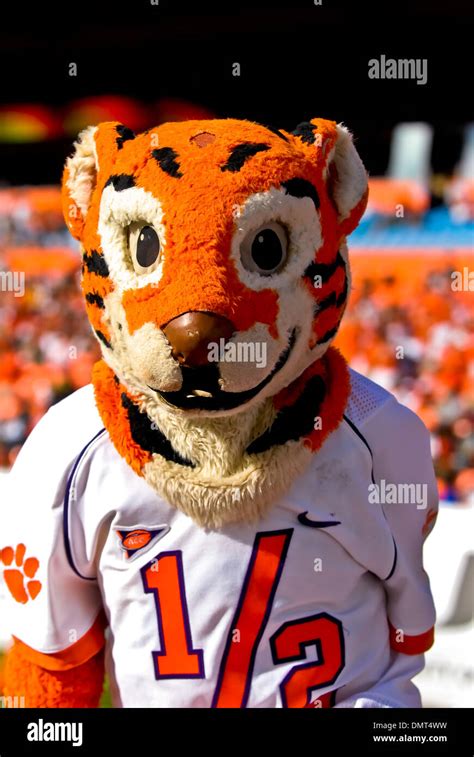 Clemson Mascot 12 Cub In Action During The First Half Clemson 40