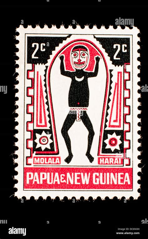 Old Papua New Guinea Postage Stamp Stock Photo Alamy