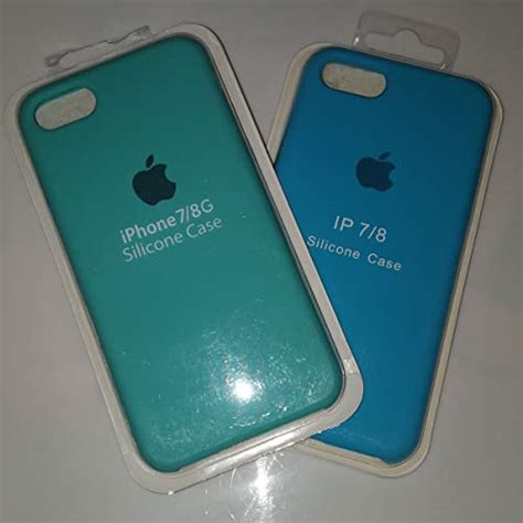 Capa Case Capinha Silicone Aveludado Iphone Plus Verde Agua O