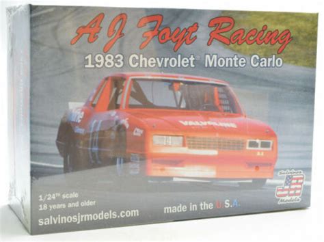 Salvino JR Models Valvoline AJ Foyt Racing 1983 Monte Carlo 1 24