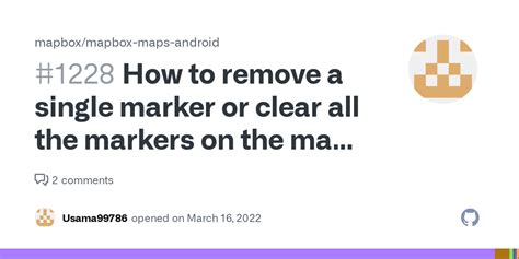 How To Remove A Single Marker Or Clear All The Markers On The Map