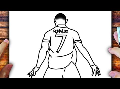 Desenho Do Cr7 Fácil - Como Dibujar A Cristiano Ronaldo Facil Como Desenhar O Cristiano
