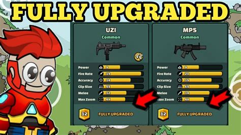 Max Upgraded Weapons Gameplay In Mini Militia Youtube