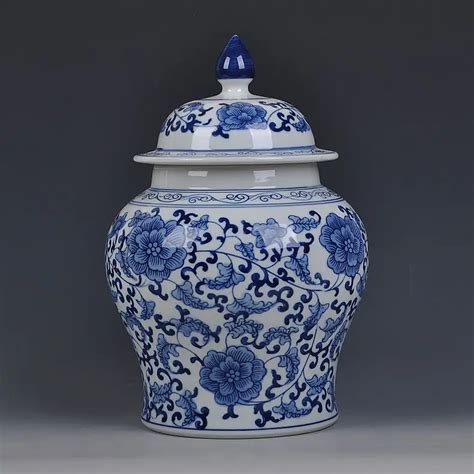 Jingdezhen ceramic ginger jars Antique Porcelain temple jars ceramic ...