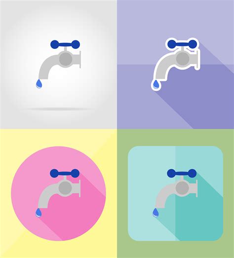 drinking water flat icons vector illustration 512980 Vector Art at Vecteezy