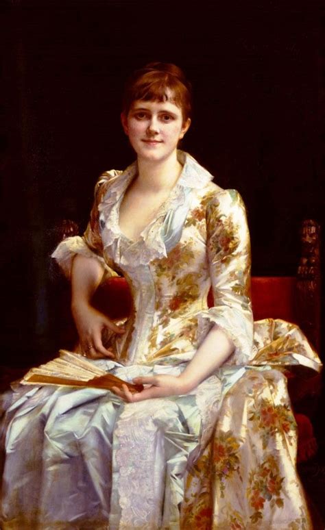 Alexandre Cabanel Portrait De Jeune Fille Tableau De Grands Peintres