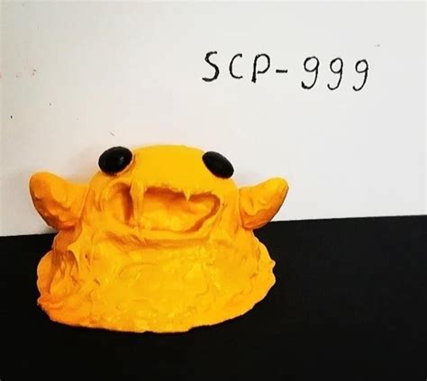 I Made A Figurine Of Scp 999 Out Of Clay Scp