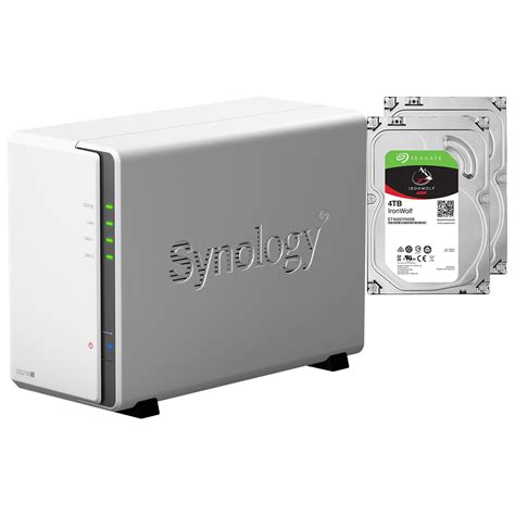 Synology Diskstation Ds218j 2 Bay Nas 2x 4 Tb Hårddisk Elgiganten Elgiganten