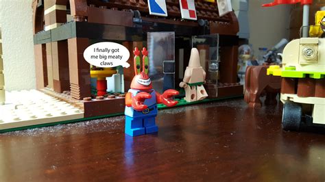 Mr. Krabs is finally complete : r/lego