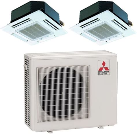 Mitsubishi MXZ2B20NA12019 18 000 BTU 18 SEER Dual Zone Ceiling Cassette