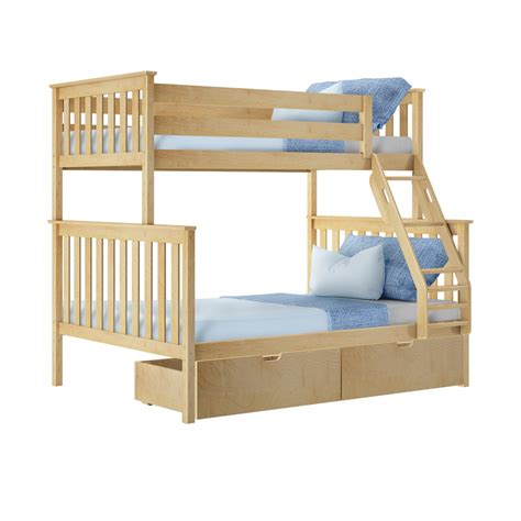 Twin Over Full Bunk Bed With Storage Drawers – Max and Lily